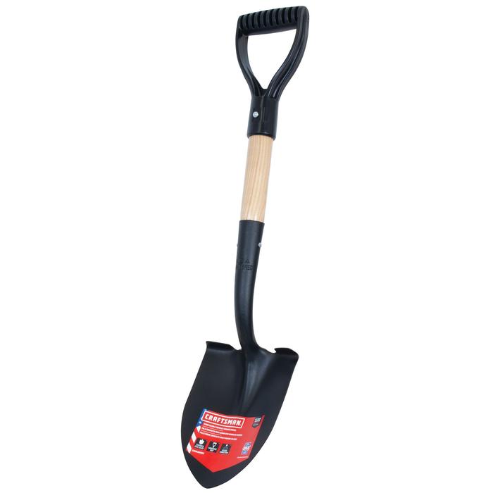 Wood Handle Compact Digging Shovel